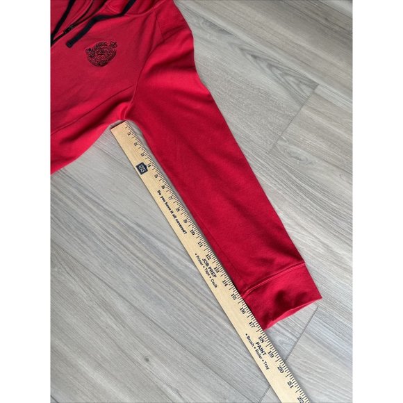 Ralph Lauren LRL Lauren Active Large fits med/small red & black full zip Sweater - Picture 6 of 10
